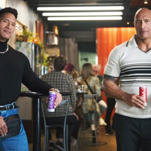 The Rock em campanha da sua marca de energético