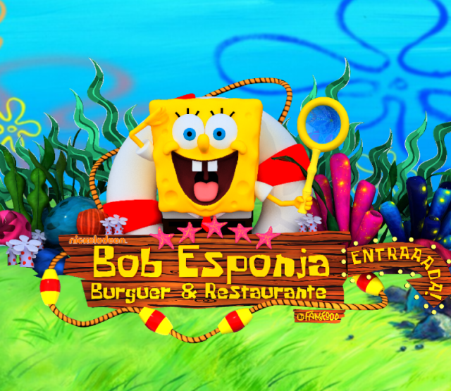Restaurante do Bob Esponja em São Paulo