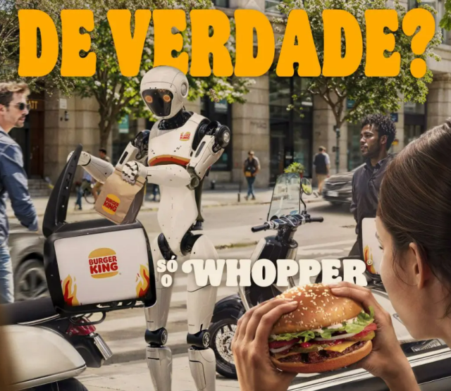 Campanha Fake vs Real do Burger King