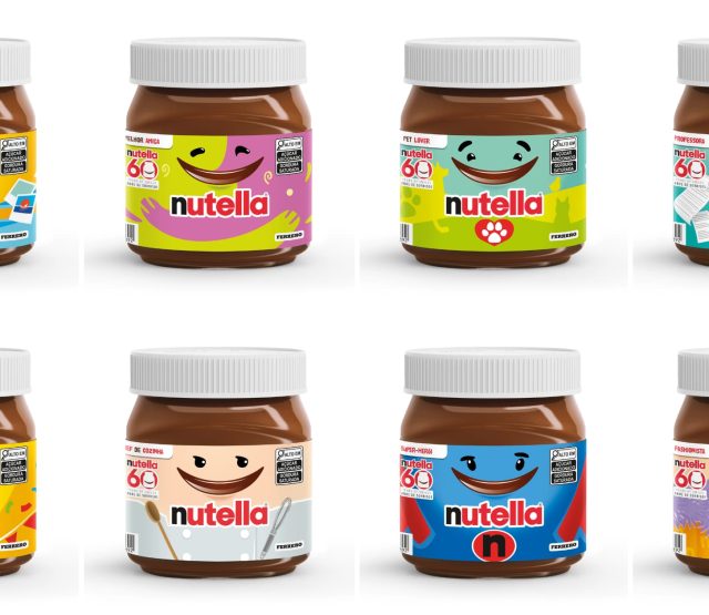 Embalagens colecionáveis Nutella