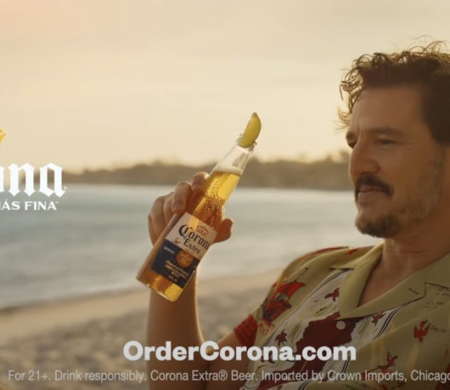 Pedro Pascal em campanha da Corona