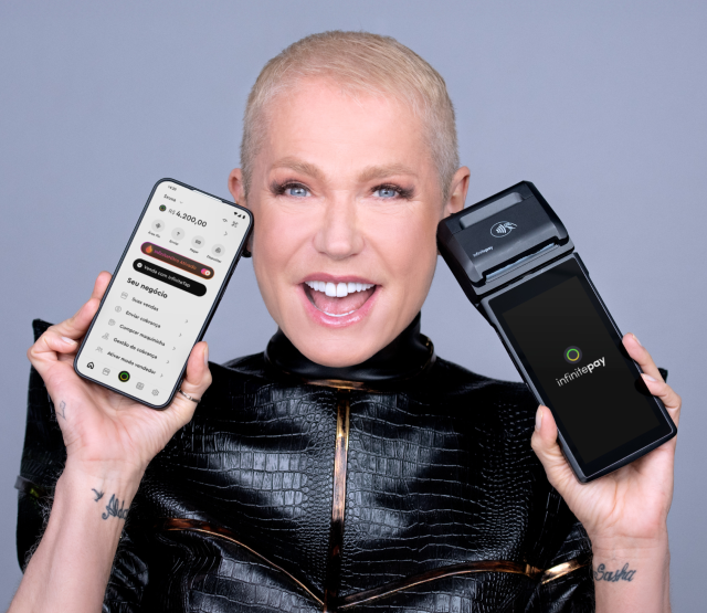 Xuxa em campanha da InfinitePay